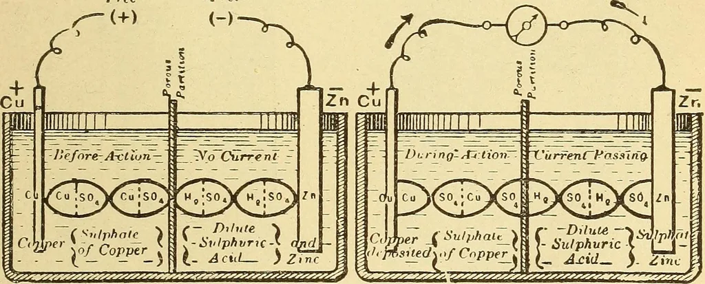 An illustration from Lessons in practical electricity; principles, experiments, and arithmetical problems, an elementary text-book, 1903, leaf 88