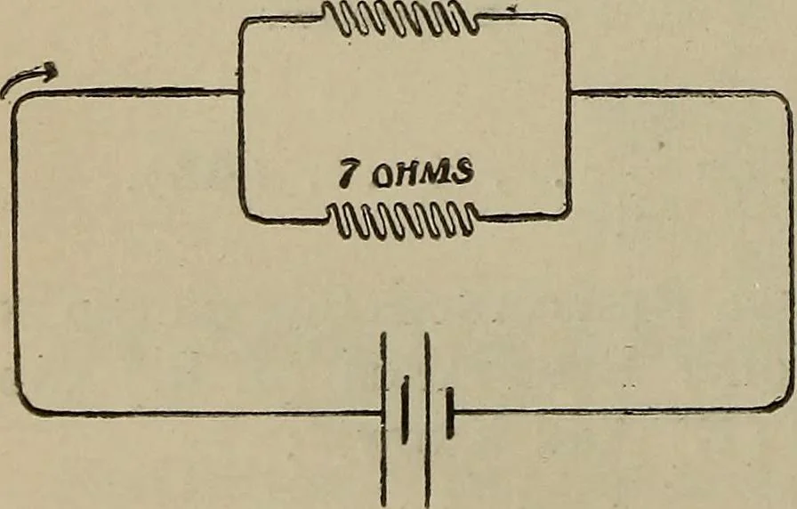 An illustration from Lessons in practical electricity; principles, experiments, and arithmetical problems, an elementary text-book, 1902, leaf 161
