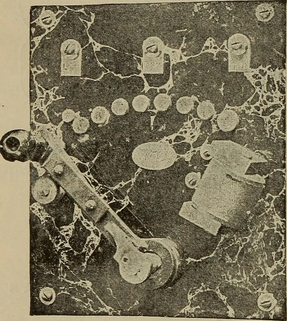 An illustration from Lessons in practical electricity; principles, experiments, and arithmetical problems, an elementary text-book, 1902, leaf 167