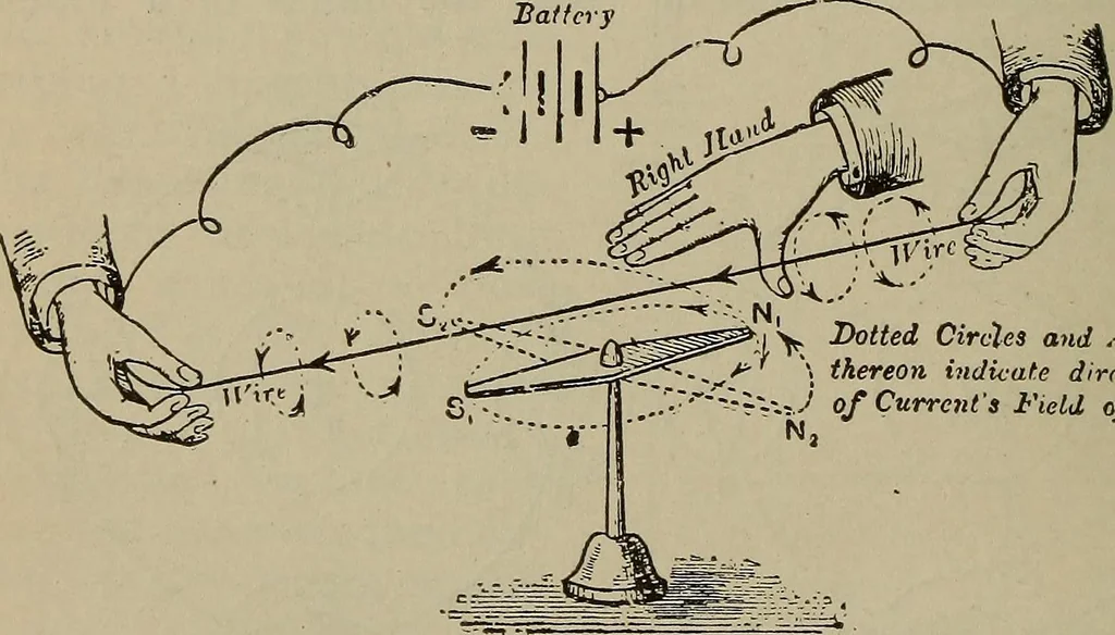 An illustration from Lessons in practical electricity; principles, experiments, and arithmetical problems, an elementary text-book, 1902, leaf 175