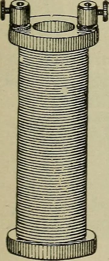 An illustration from Lessons in practical electricity; principles, experiments, and arithmetical problems, an elementary text-book, 1902, leaf 182
