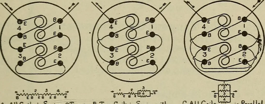 An illustration from Lessons in practical electricity; principles, experiments, and arithmetical problems, an elementary text-book, 1902, leaf 194