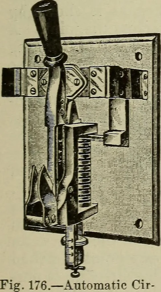 An illustration from Lessons in practical electricity; principles, experiments, and arithmetical problems, an elementary text-book, 1902, leaf 206