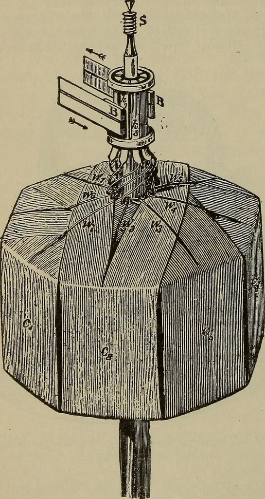 An illustration from Lessons in practical electricity; principles, experiments, and arithmetical problems, an elementary text-book, 1902, leaf 309