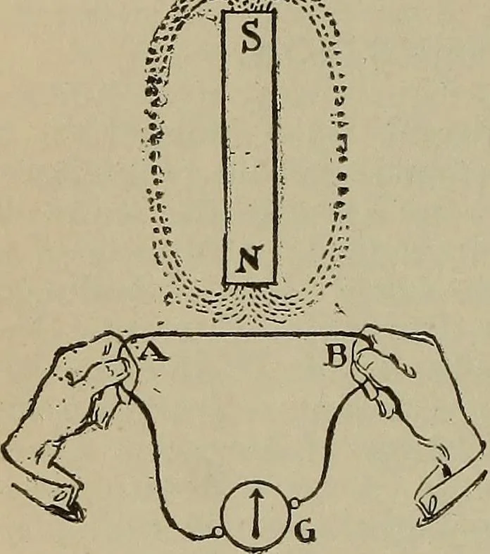 An illustration from Lessons in practical electricity; principles, experiments, and arithmetical problems, an elementary text-book, 1902, leaf 313