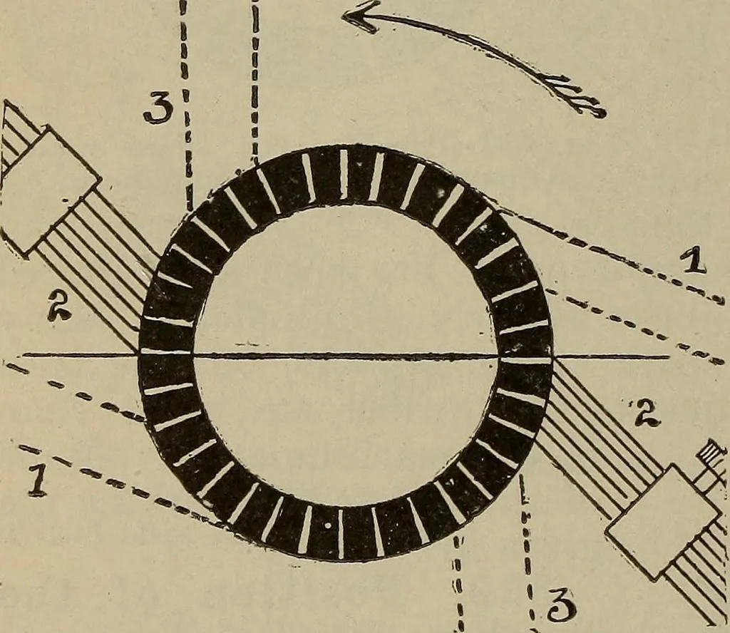 An illustration from Lessons in practical electricity; principles, experiments, and arithmetical problems, an elementary text-book, 1902, leaf 385