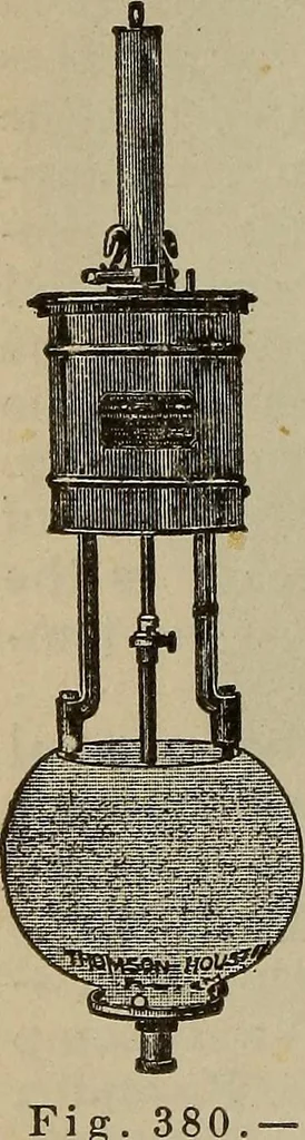 An illustration from Lessons in practical electricity; principles, experiments, and arithmetical problems, an elementary text-book, 1902, leaf 437