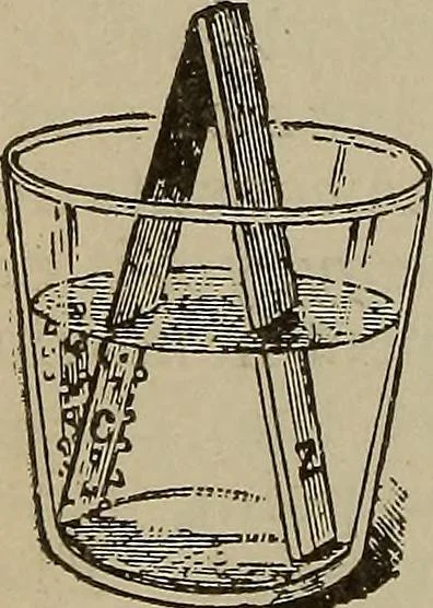 An illustration from Lessons in practical electricity; principles, experiments, and arithmetical problems, an elementary text-book, 1902, leaf 69