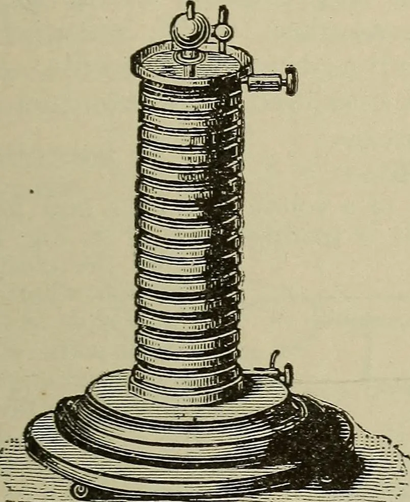 An illustration from Lessons in practical electricity; principles, experiments, and arithmetical problems, an elementary text-book, 1902, leaf 72