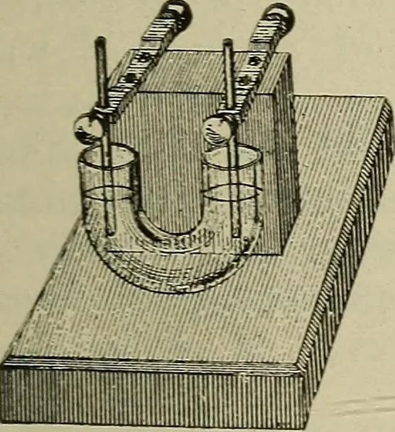 An illustration from Lessons in practical electricity; principles, experiments, and arithmetical problems, an elementary text-book, 1902, leaf 80