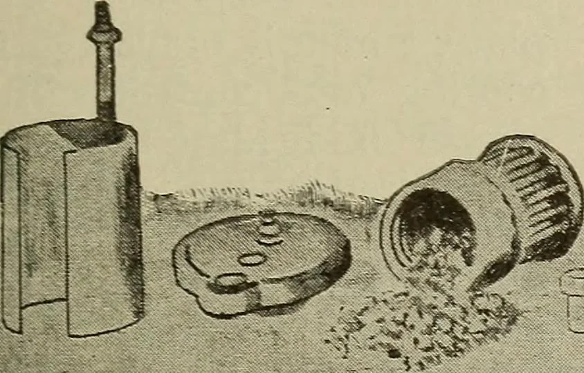 An illustration from Lessons in practical electricity; principles, experiments, and arithmetical problems, an elementary text-book, 1902, leaf 92