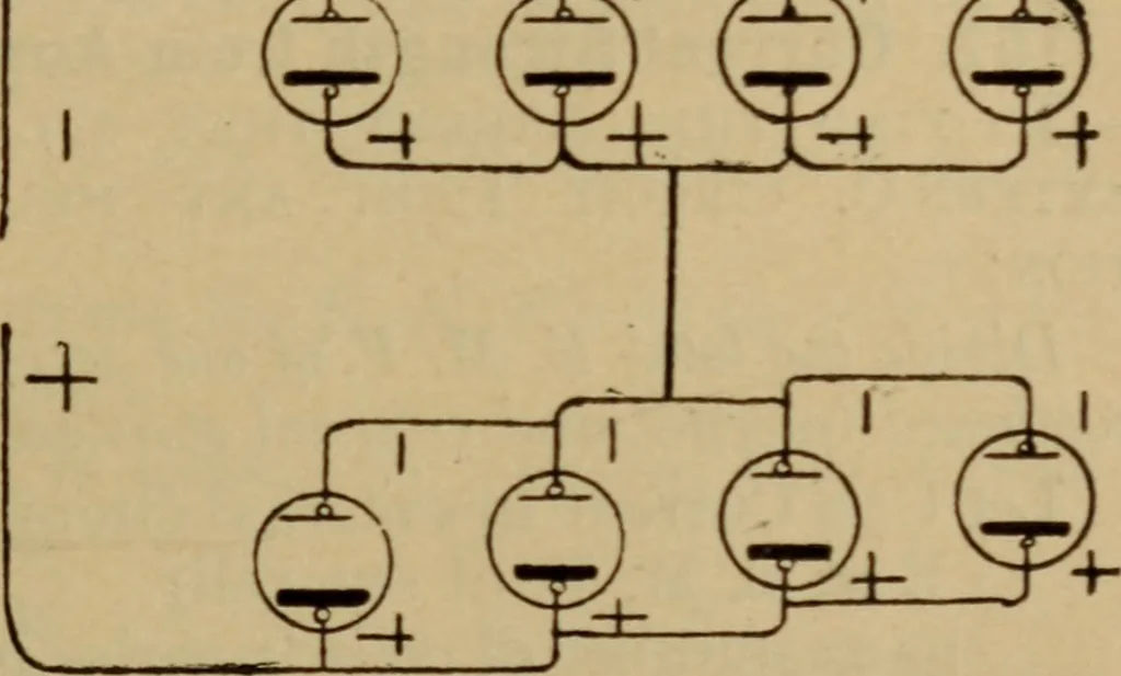 An illustration from Lessons in practical electricity; principles, experiments, and arithmetical problems; over four hundred illustrations; an elementary text book, 1909, leaf 154