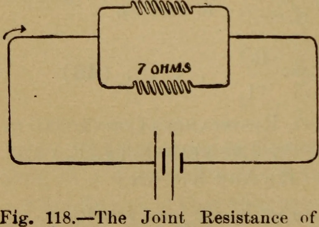 An illustration from Lessons in practical electricity; principles, experiments, and arithmetical problems; over four hundred illustrations; an elementary text book, 1909, leaf 161