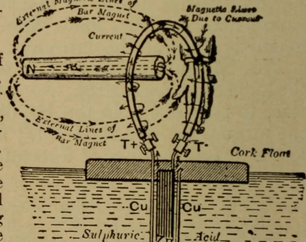 An illustration from Lessons in practical electricity; principles, experiments, and arithmetical problems; over four hundred illustrations; an elementary text book, 1909, leaf 181