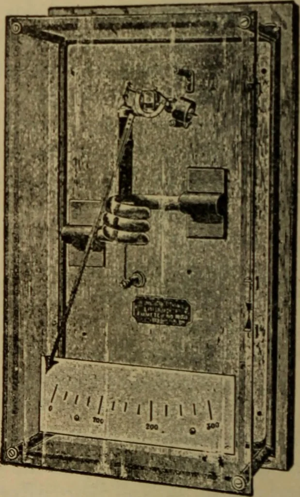 An illustration from Lessons in practical electricity; principles, experiments, and arithmetical problems; over four hundred illustrations; an elementary text book, 1909, leaf 221
