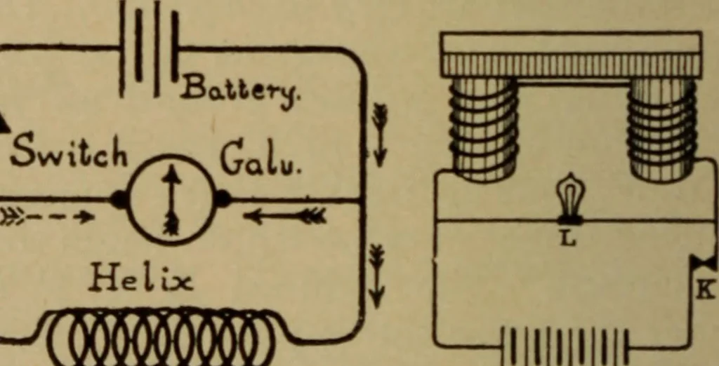 An illustration from Lessons in practical electricity; principles, experiments, and arithmetical problems; over four hundred illustrations; an elementary text book, 1909, leaf 329