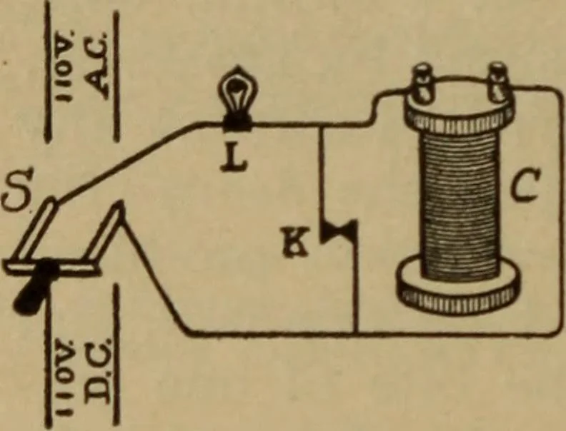 An illustration from Lessons in practical electricity; principles, experiments, and arithmetical problems; over four hundred illustrations; an elementary text book, 1909, leaf 331