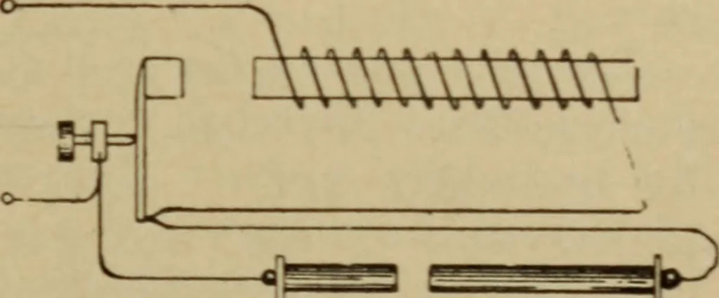 An illustration from Lessons in practical electricity; principles, experiments, and arithmetical problems; over four hundred illustrations; an elementary text book, 1909, leaf 338