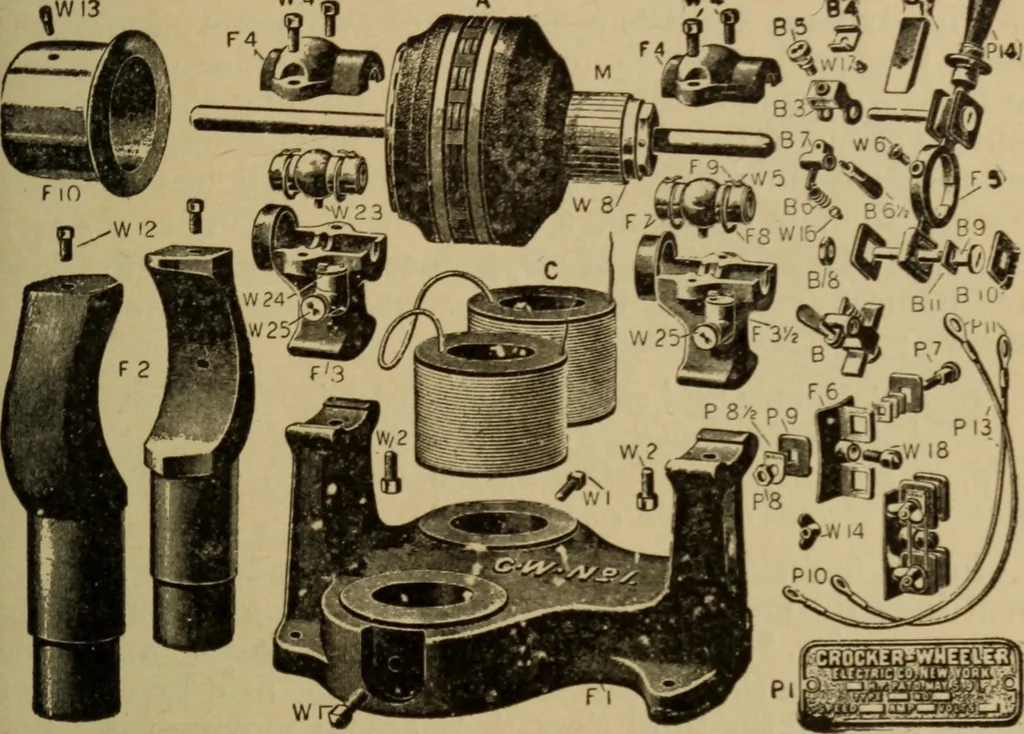 An illustration from Lessons in practical electricity; principles, experiments, and arithmetical problems; over four hundred illustrations; an elementary text book, 1909, leaf 354