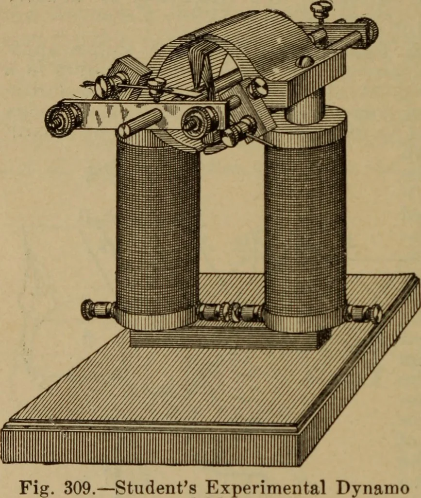 An illustration from Lessons in practical electricity; principles, experiments, and arithmetical problems; over four hundred illustrations; an elementary text book, 1909, leaf 359