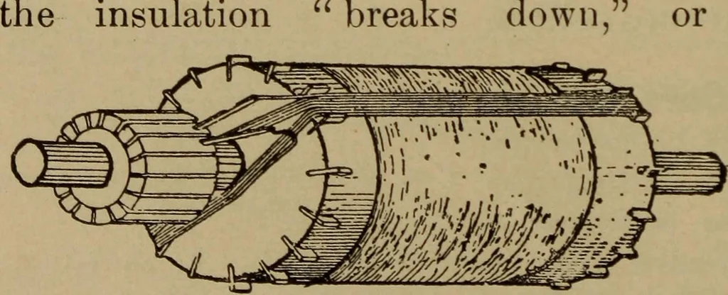 An illustration from Lessons in practical electricity; principles, experiments, and arithmetical problems; over four hundred illustrations; an elementary text book, 1909, leaf 377