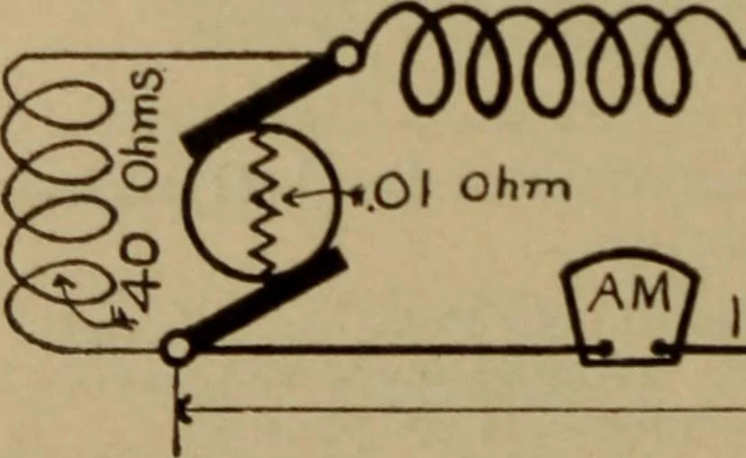 An illustration from Lessons in practical electricity; principles, experiments, and arithmetical problems; over four hundred illustrations; an elementary text book, 1909, leaf 407