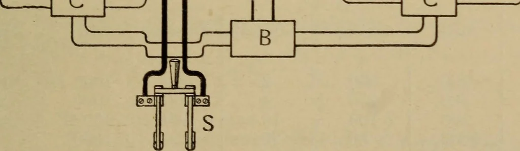 An illustration from Lessons in practical electricity; principles, experiments, and arithmetical problems; over four hundred illustrations; an elementary text book, 1909, leaf 446