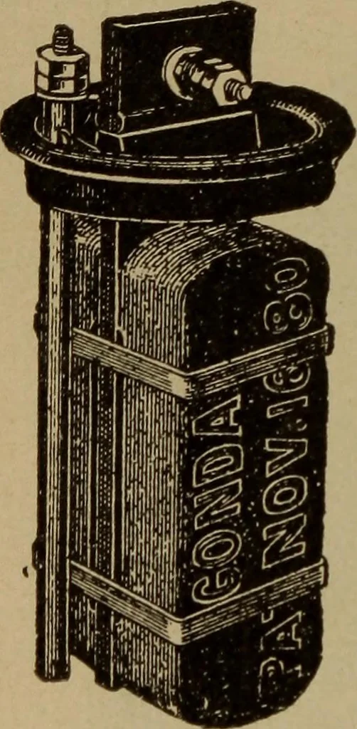 An illustration from Lessons in practical electricity; principles, experiments, and arithmetical problems; over four hundred illustrations; an elementary text book, 1909, leaf 91