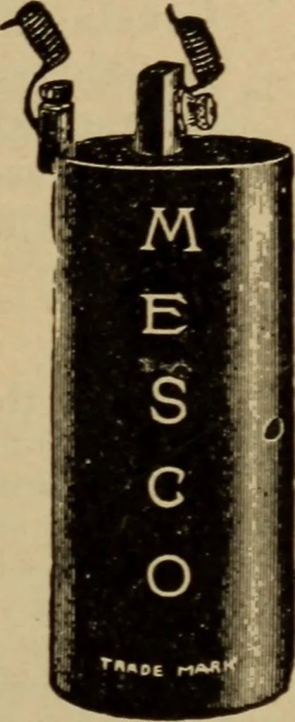 An illustration from Lessons in practical electricity; principles, experiments, and arithmetical problems; over four hundred illustrations; an elementary text book, 1909, leaf 94