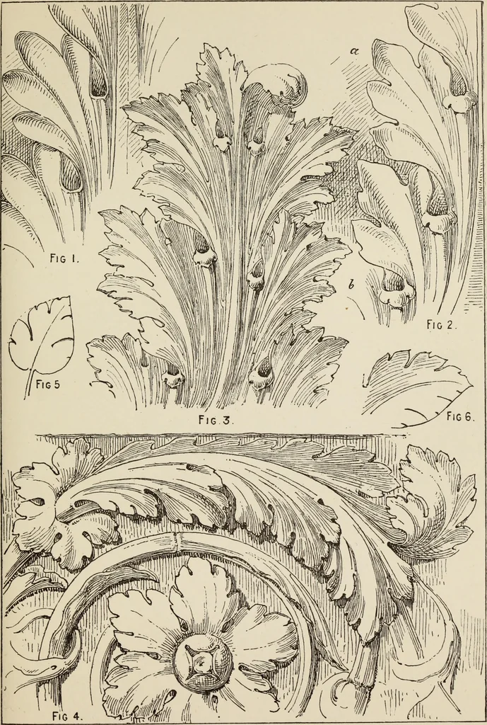 An illustration from Lessons on decorative design, 1888, leaf 168