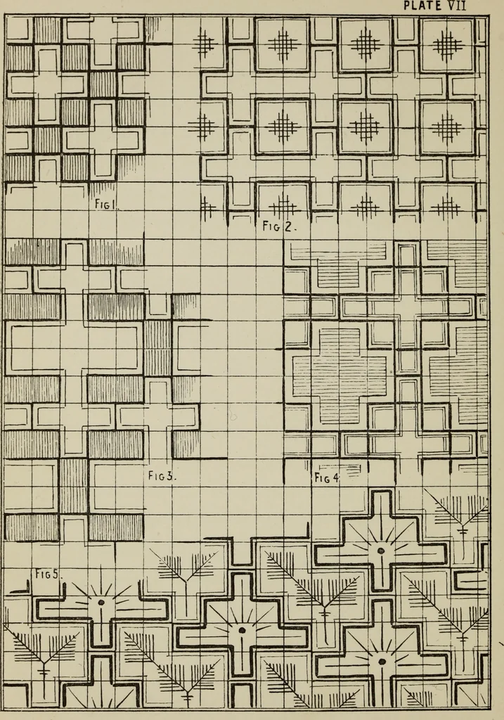 An illustration from Lessons on decorative design, 1888, leaf 59