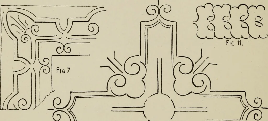 An illustration from Lessons on decorative design, 1888, leaf 75