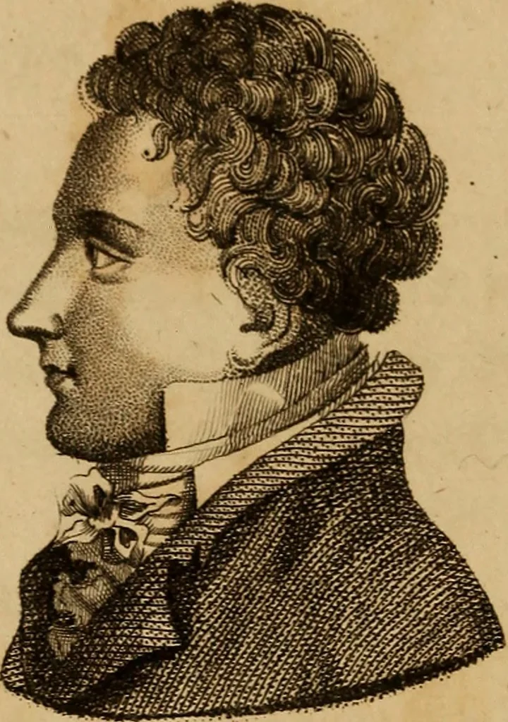 An illustration from Les sympathies;, 1813, leaf 101