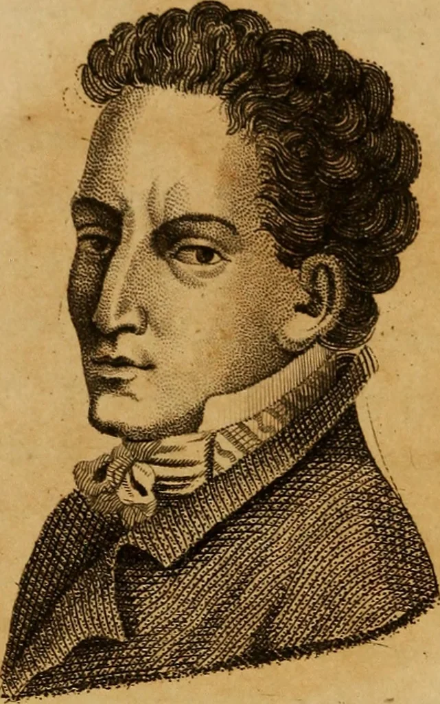 An illustration from Les sympathies;, 1813, leaf 47