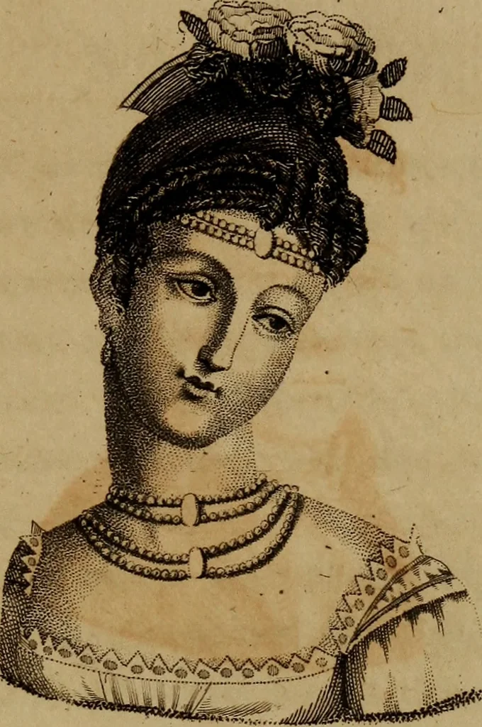 An illustration from Les sympathies;, 1813, leaf 56