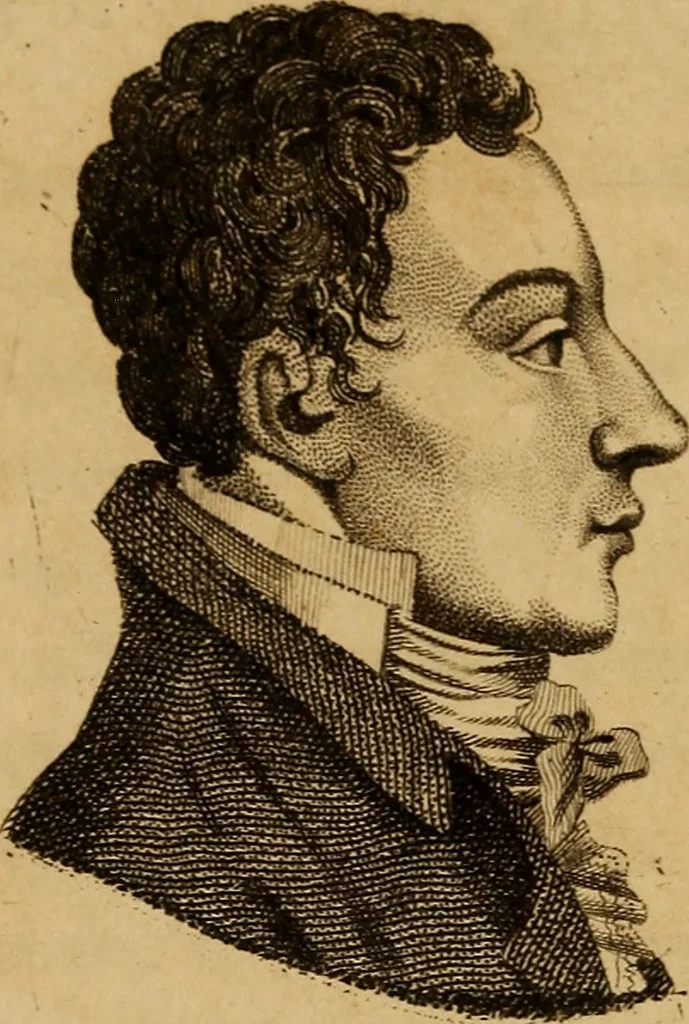 An illustration from Les sympathies;, 1813, leaf 77
