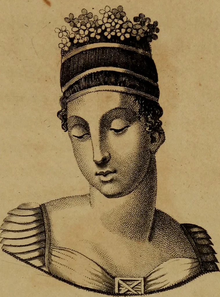 An illustration from Les sympathies;, 1813, leaf 78