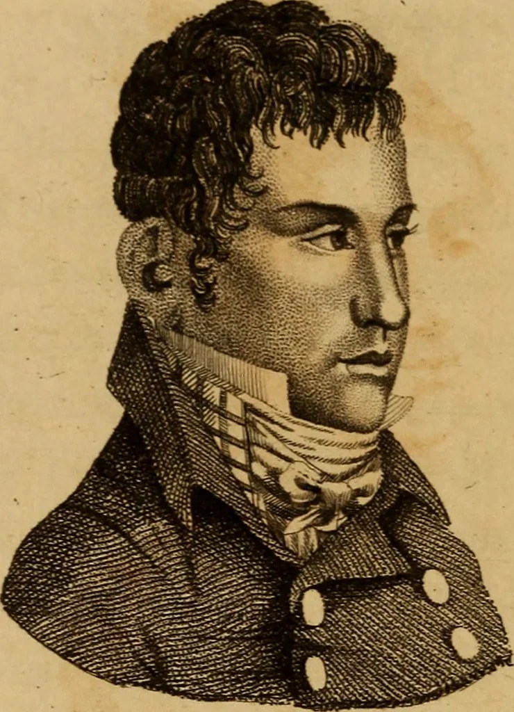 An illustration from Les sympathies;, 1813, leaf 87