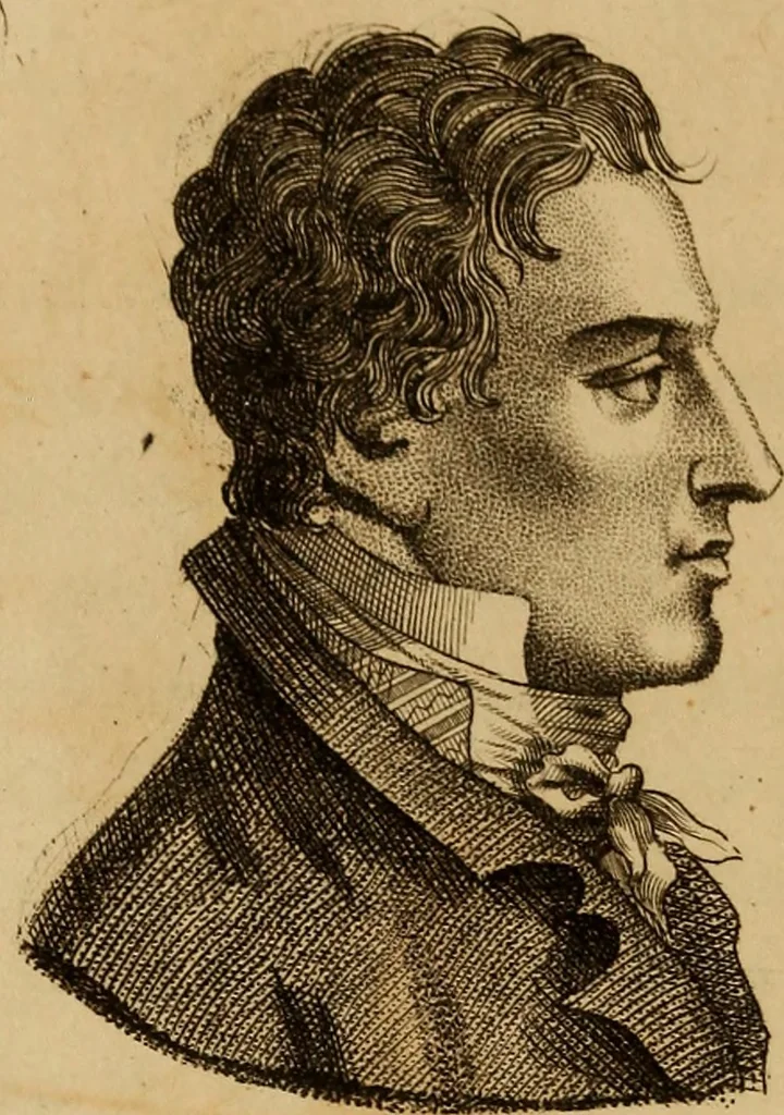 An illustration from Les sympathies;, 1813, leaf 93