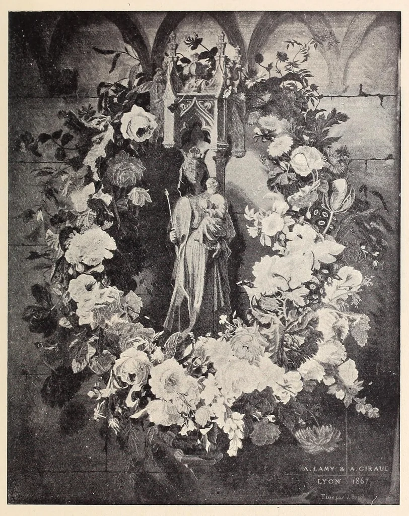 An illustration from Les Tableaux tissés de la Fabrique lyonnaise : exposition, grand salon de la bibliothèque, 1922, 1922, leaf 59