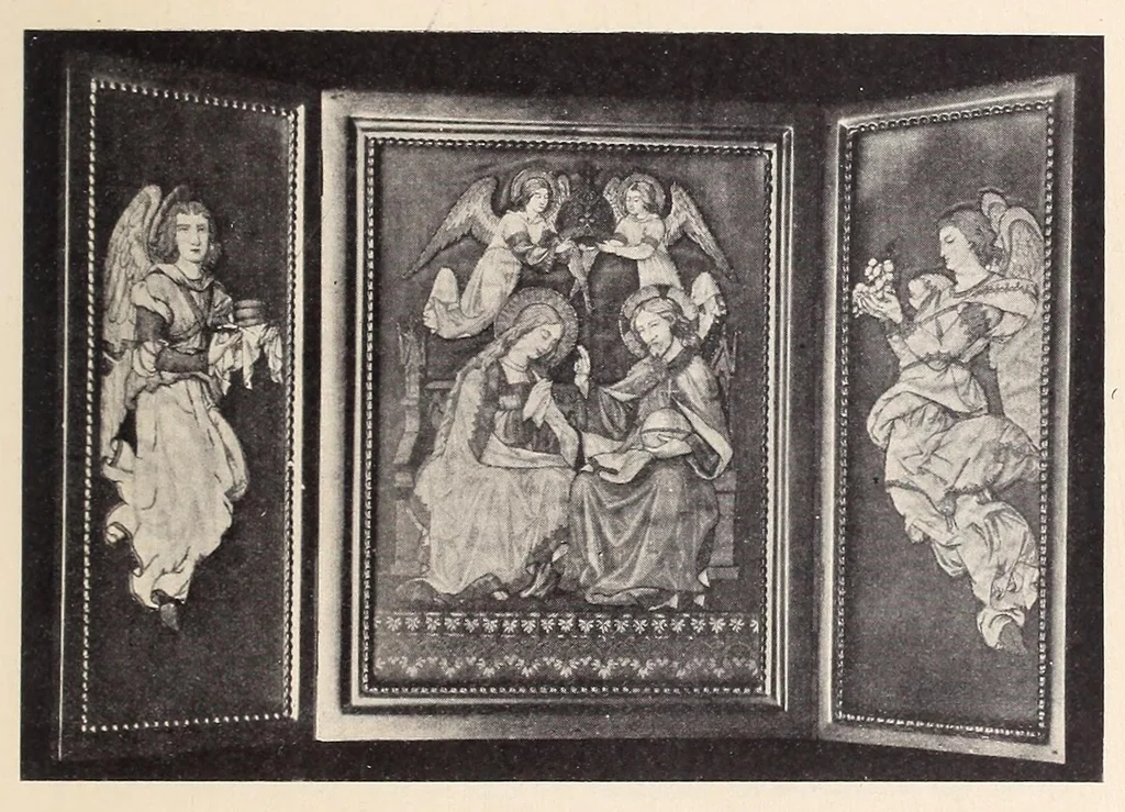 An illustration from Les Tableaux tissés de la Fabrique lyonnaise : exposition, grand salon de la bibliothèque, 1922, 1922, leaf 65