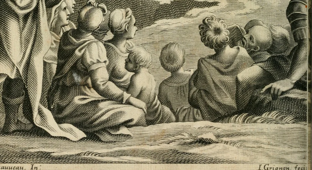 An illustration from Les Tableavx de la penitence, 1654, leaf 275