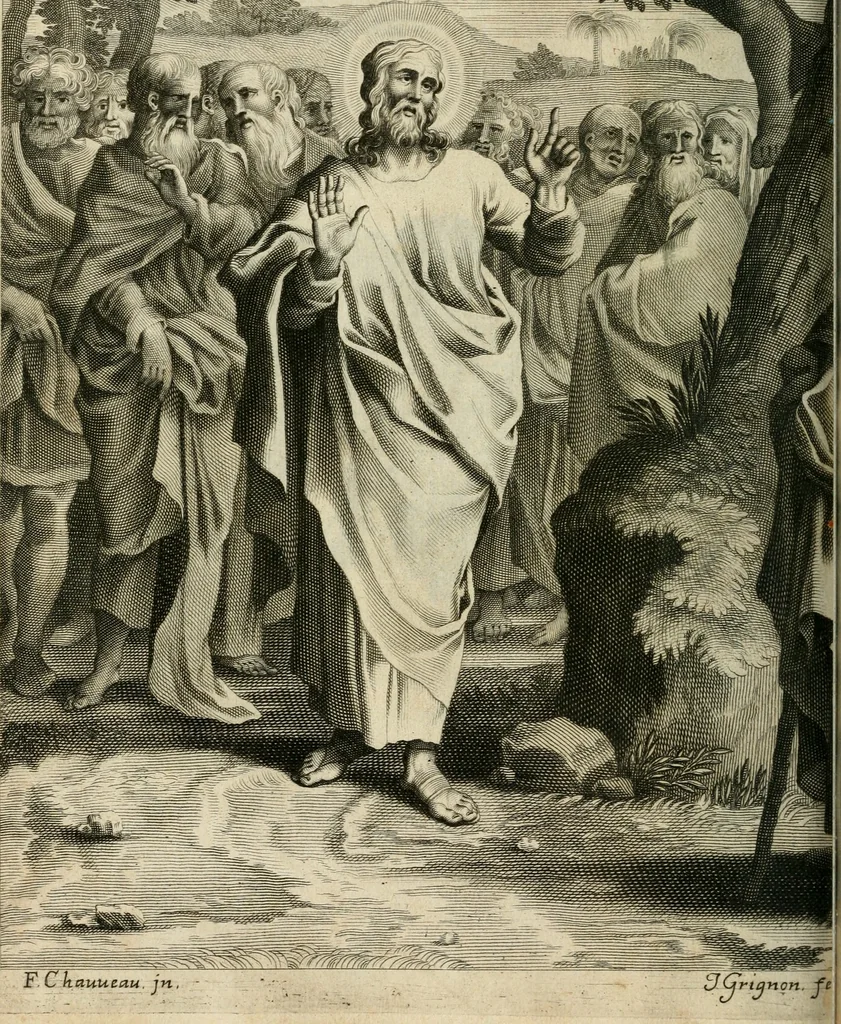 An illustration from Les Tableavx de la penitence, 1654, leaf 351