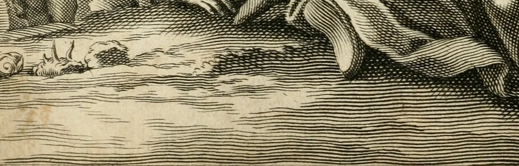An illustration from Les Tableavx de la penitence, 1654, leaf 69