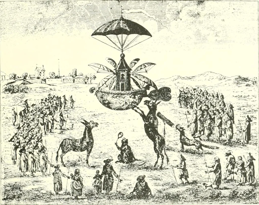 An illustration from L'estampe satirique et la caricature en France au 18e siècle; préf. de Maurice Tourneux, 1910, leaf 116
