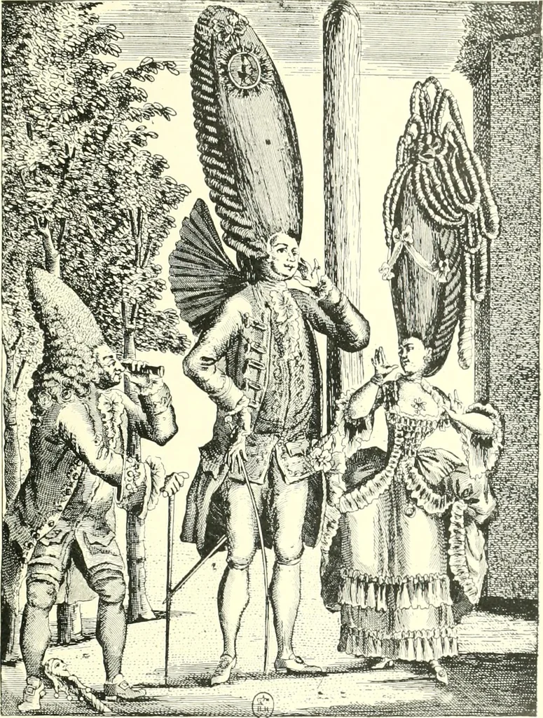 An illustration from L'estampe satirique et la caricature en France au 18e siècle; préf. de Maurice Tourneux, 1910, leaf 122