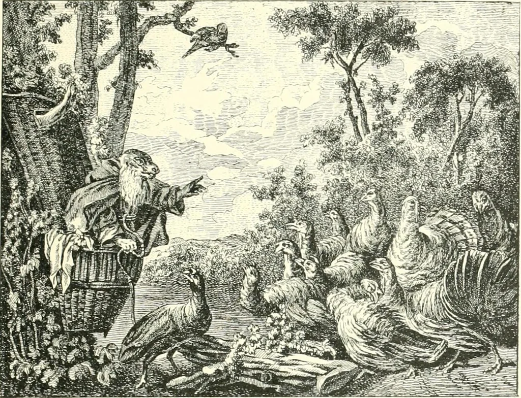 An illustration from L'estampe satirique et la caricature en France au 18e siècle; préf. de Maurice Tourneux, 1910, leaf 18