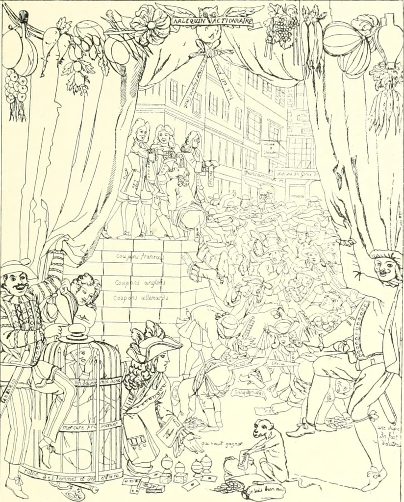 An illustration from L'estampe satirique et la caricature en France au 18e siècle; préf. de Maurice Tourneux, 1910, leaf 22