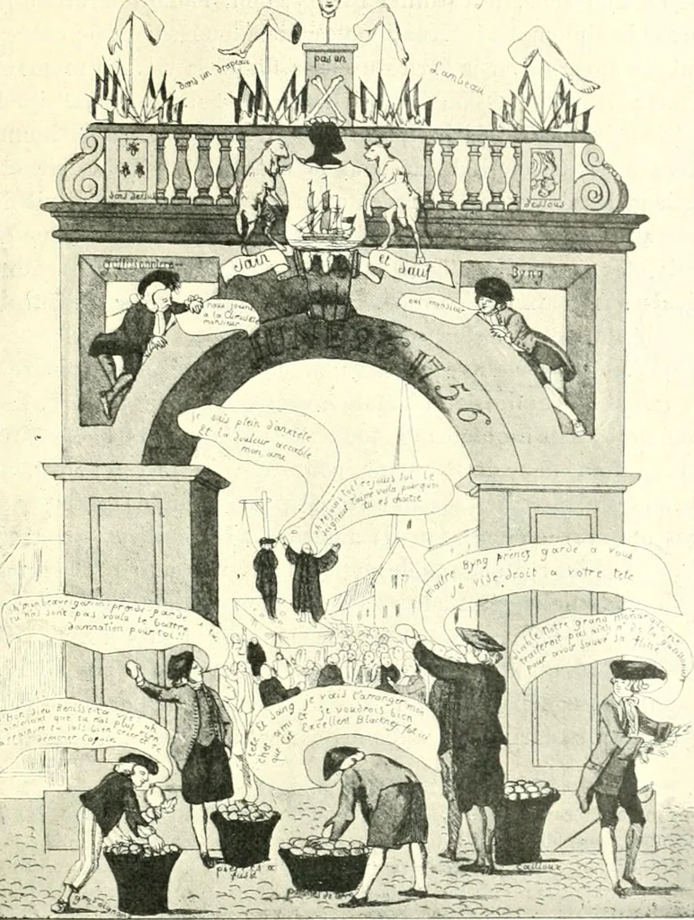 An illustration from L'estampe satirique et la caricature en France au 18e siècle; préf. de Maurice Tourneux, 1910, leaf 50
