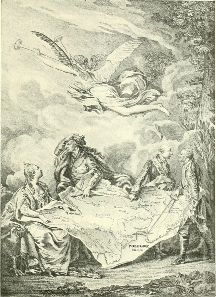 An illustration from L'estampe satirique et la caricature en France au 18e siècle; préf. de Maurice Tourneux, 1910, leaf 54